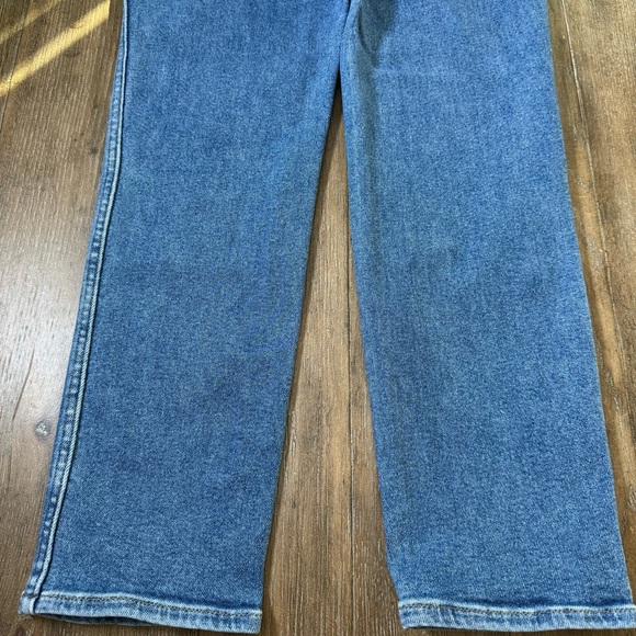 Madewell Stove Pipe Curvy Size 28 high rise 90s tapered ankle blue MOM jeans - Picture 12 of 12